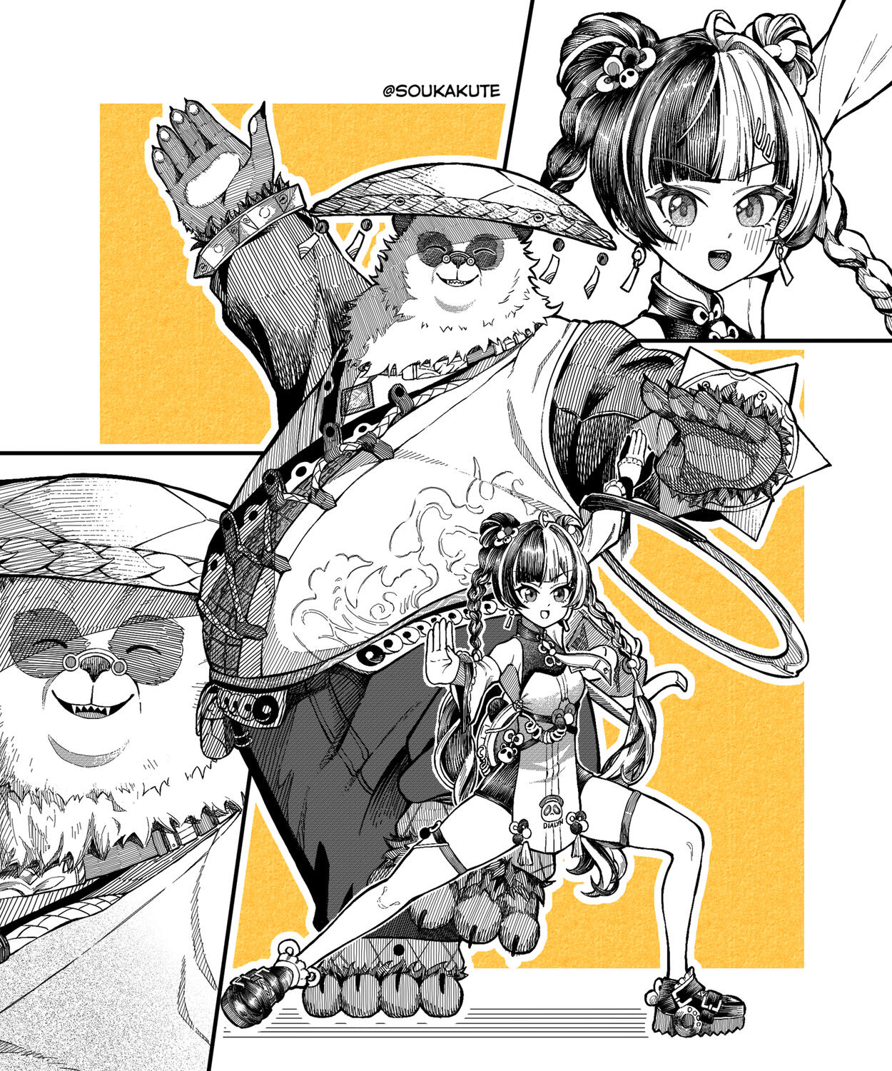 Pan Yinhu &amp; Dialyn fanart